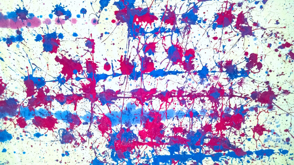 A Drone Pollock Painting