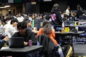 Hackers at an event